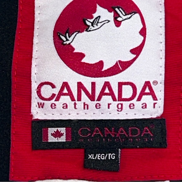 Canada Weather Gear  White Hooded Puffer Vest Faux Fur Trim Zip & Snap Size XL - Picture 11 of 16